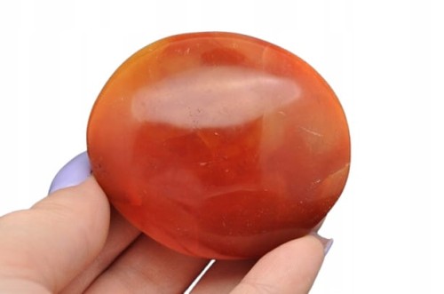* KARNEOL MADAGASKAR PIĘKNY INTENSYWNY KOLOR NATURALNY KAMIEŃ NR KG01 *