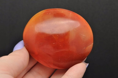 * KARNEOL MADAGASKAR PIĘKNY INTENSYWNY KOLOR NATURALNY KAMIEŃ NR KG01 *