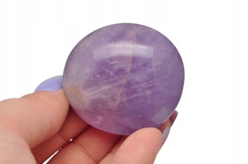 * AMETYST MADAGASKAR PALM STONE KAMIEŃ INTERESUJĄCY PRZEKRÓJ NR AG04 *