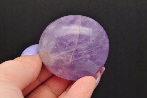 * AMETYST MADAGASKAR PALM STONE KAMIEŃ INTERESUJĄCY PRZEKRÓJ NR AG04 *