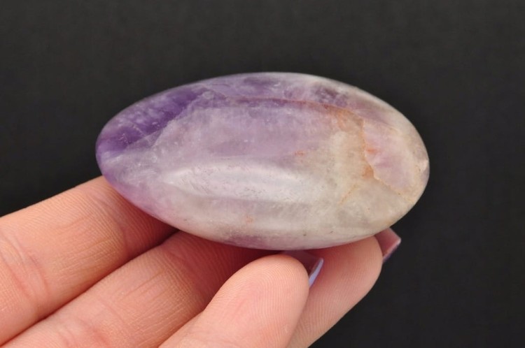 * AMETYST MADAGASKAR PALM STONE NATURALNY KAMIEŃ INTERESUJĄCY WZÓR NR AG12