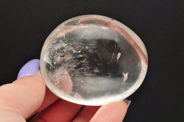 * KRYSZTAŁ GÓRSKI MADAGASKAR PALM STONE CUDOWNY KAMIEŃ ŚWIETNY POLER KG12 *