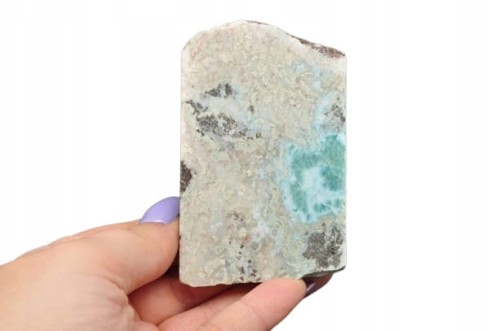 * LARIMAR DOMINIKANA ZJAWISKOWA PŁYTKA POLEROWANA JEDNOSTRONNIE NR 3 *