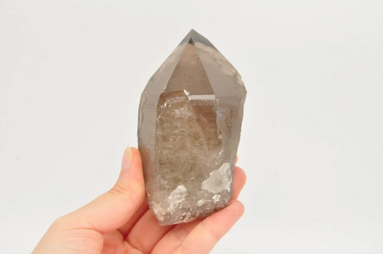* KWARC DYMNY MALAWI ŚLICZNY SUROWY OKAZ PIĘKNY MINERAŁ NR 10 *