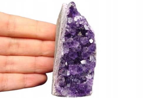 * AMETYST URUGWAJ UROCZY OKAZ PIĘKNY NATURALNY MINERAŁ NR 11 *