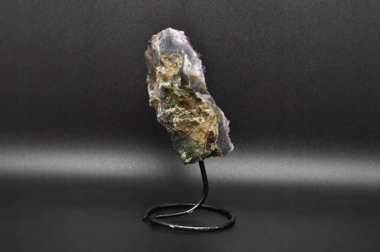 * AMETYST NA STOJAKU BRAZYLIA PIĘKNY MINERAŁ ŚLICZNA DEKORACJA NR 6 *
