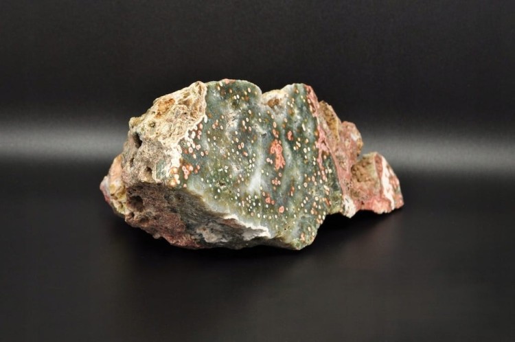 * JASPIS OCEANICZNY ORBIKULARNY UROKLIWY MINERAŁ Z CIEKAWYM WZOREM NR 4 *