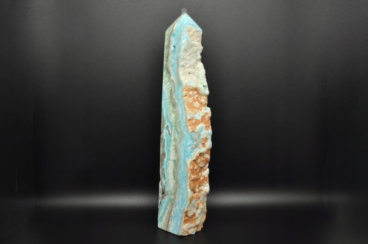 * ARAGONIT KALCYT KARAIBSKI WYJĄTKOWY OBELISK WIEŻA PIĘKNA BARWA NR 1 *
