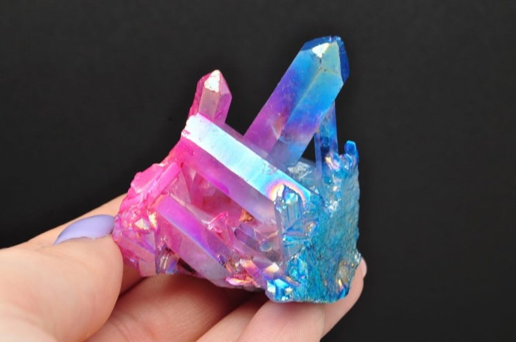* KWARC RÓŻOWY PINK AURA BLUE AURA BRAZYLIA WYJĄTKOWY KAMIEŃ JAKO OZDOBA 20