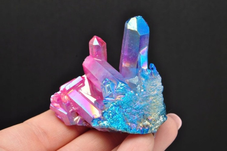 * KWARC RÓŻOWY PINK AURA BLUE AURA BRAZYLIA WYJĄTKOWY KAMIEŃ JAKO OZDOBA 20