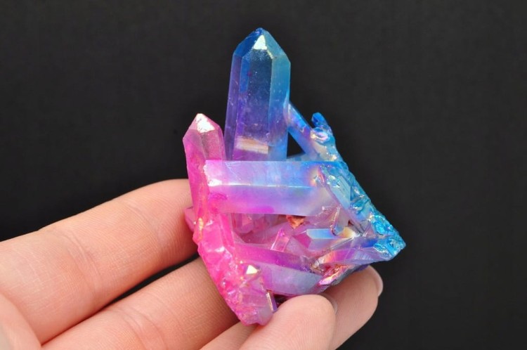 * KWARC RÓŻOWY PINK AURA BLUE AURA BRAZYLIA WYJĄTKOWY KAMIEŃ JAKO OZDOBA 20