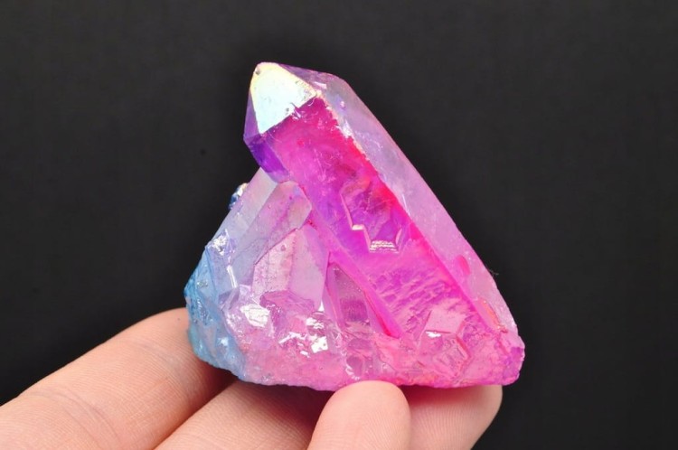 * KWARC RÓŻOWY PINK AURA BLUE AURA BRAZYLIA WYJĄTKOWY OKAZ DO KOLEKCJI 10 *