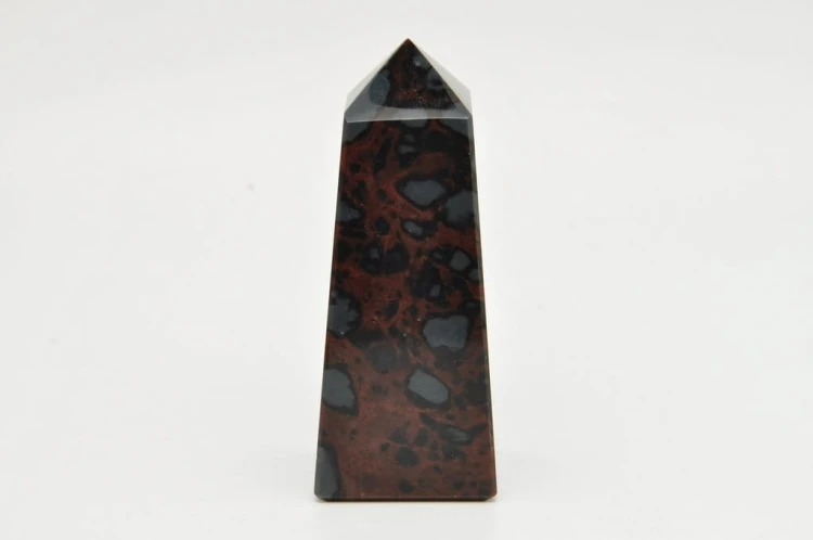 * OBSYDIAN MAHONIOWY ARMENIA OBELISK WIEŻA IDEALNA JAKO PREZENT NR 2 *