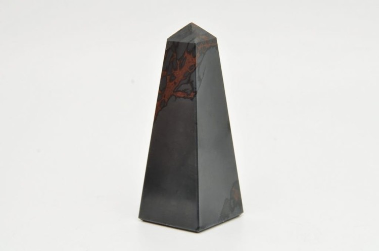 * OBSYDIAN MAHONIOWY ARMENIA OBELISK WIEŻA MINERAŁ ŚWIETNY POŁYSK NR 3 *