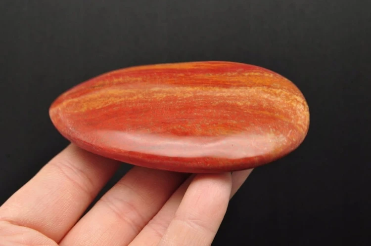 * SKAMIENIAŁE DREWNO MADAGASKAR WIELOKOLOROWY PŁASKI MINERAŁ NR 1 *