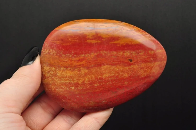 * SKAMIENIAŁE DREWNO MADAGASKAR WIELOKOLOROWY PŁASKI MINERAŁ NR 1 *