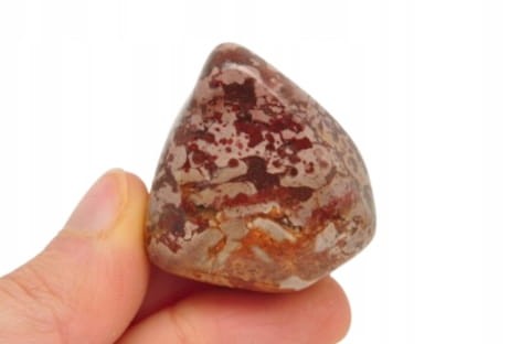 * JASPIS LEOPARDZI AFRYKA POLEROWANY MINERAŁ BĘBNOWANY OKAZ NR L11 *