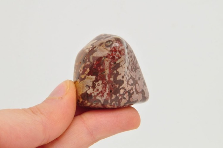 * JASPIS LEOPARDZI AFRYKA POLEROWANY MINERAŁ BĘBNOWANY OKAZ NR L11 *