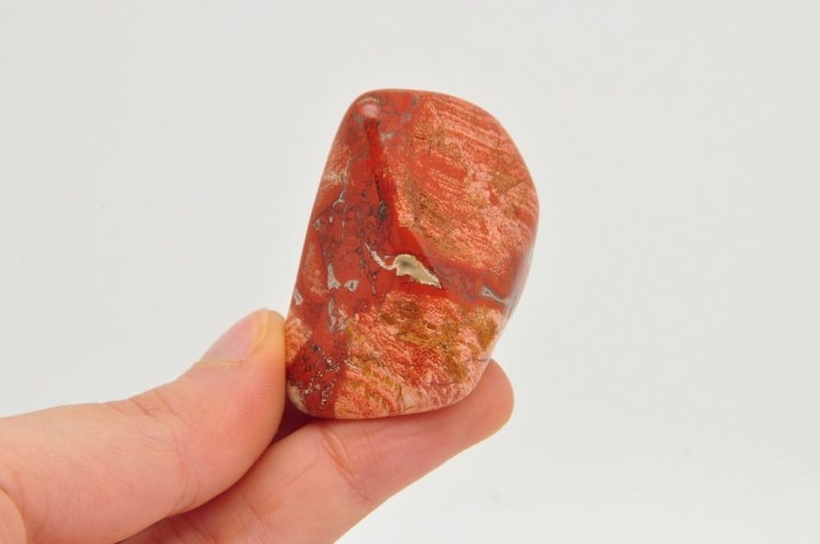 * JASPIS BREKCJA RPA INTERESUJĄCY MINERAŁ PIĘKNY POŁYSK NR 3 *