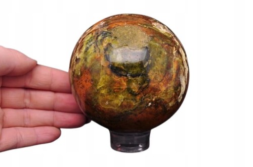 * OPAL ZIELONY MADAGASKAR KULA INTENSYWNA BARWA CIEKAWY WZÓR NR 1 *