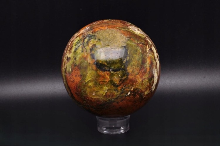 * OPAL ZIELONY MADAGASKAR KULA INTENSYWNA BARWA CIEKAWY WZÓR NR 1 *