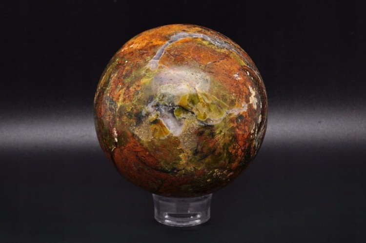 * OPAL ZIELONY MADAGASKAR KULA INTENSYWNA BARWA CIEKAWY WZÓR NR 1 *