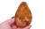 * KWARC Z LIMONITEM MINERAŁ NATURALNY PŁASKI KAMIEŃ CIEKAWY PRZEKRÓJ NR 6 *
