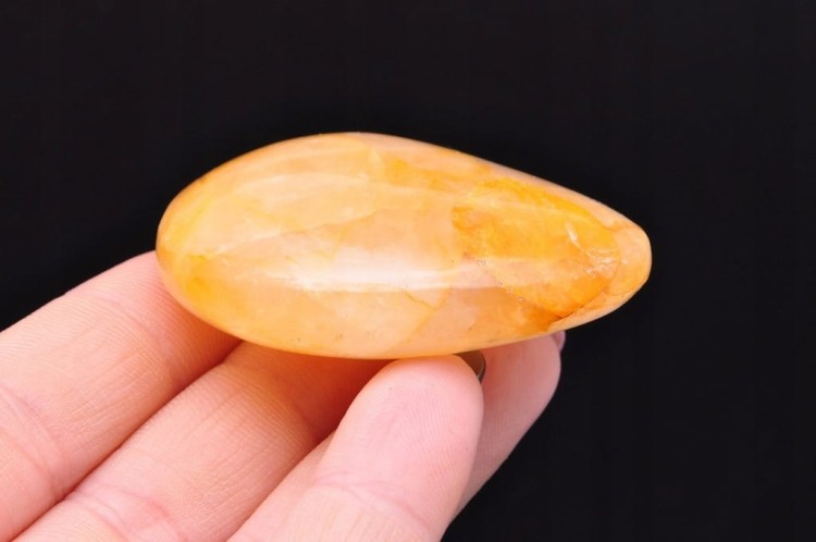 * KWARC Z LIMONITEM PŁASKI OKAZ DOSKONAŁY DO KOLEKCJI CIEKAWY WZÓR NR 1 *