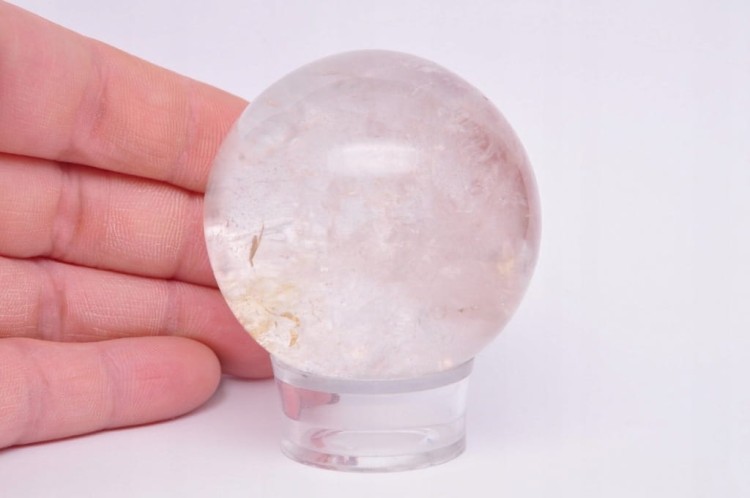 * KRYSZTAŁ GÓRSKI MADAGASKAR KULA SZLIFOWANY MINERAŁ NATURALNY NR 5 *