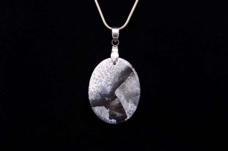 * OPAL DENDRYTOWY PRZEPIĘKNA ELEGANCKA ZAWIESZKA CIEKAWY WZÓR NR 12 *