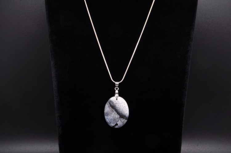 * OPAL DENDRYTOWY PRZEPIĘKNA ELEGANCKA ZAWIESZKA CIEKAWY WZÓR NR 12 *