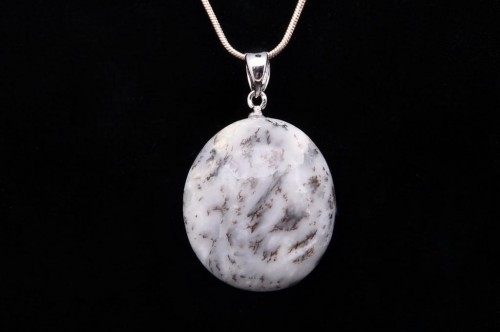 * OPAL DENDRYTOWY O CIEKAWYM WZORZE ELEGANCKA ZAWIESZKA NR 14 *