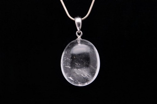 * KRYSZTAŁ GÓRSKI OWALNA ZAWIESZKA ŚLICZNY NATURALNY MINERAŁ NR 3 *