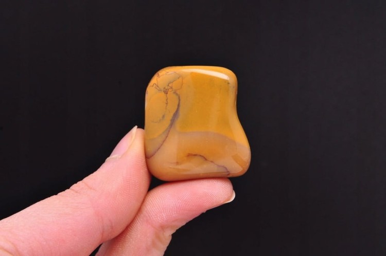 * JASPIS MOOKAIT AUSTRALIA BĘBNOWANY NATURALNY MINERAŁ NR 5 *