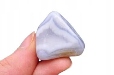 * CHALCEDON BŁĘKITNY AFRYKA MAŁY INTERESUJĄCY MINERAŁ NR 12 *