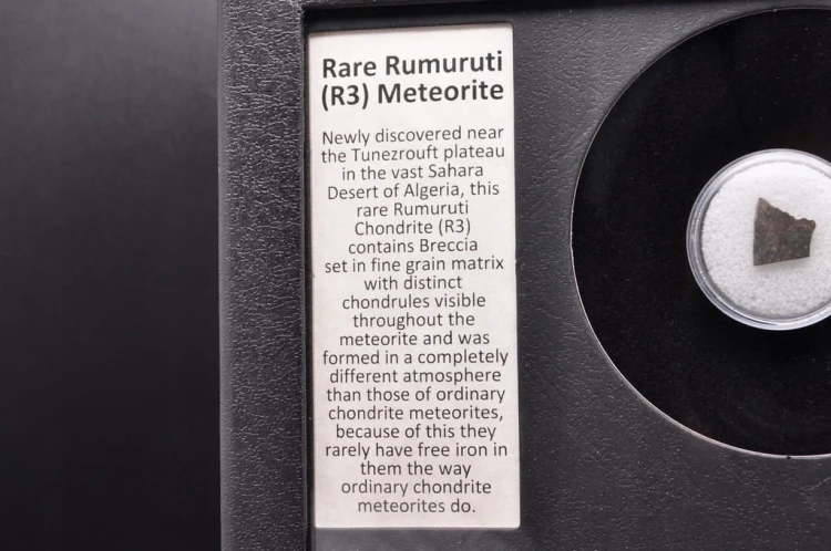 * METEORYT NWA 13758 R3 RARE RUMURUTI RZADKI OKAZ KOLEKCJONERSKI NR 4 *