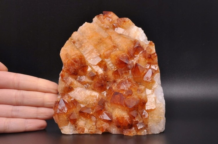* CYTRYN SZCZOTKA ELEGANCKI STOJĄCY OKAZ 1 KG PIĘKNA DEKORACJA NR 3 *
