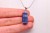 * LAPIS LAZULI INTERESUJĄCA ZAWIESZKA OBELISK NATURALNY MINERAŁ NR 9 *