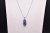 * LAPIS LAZULI INTERESUJĄCA ZAWIESZKA OBELISK NATURALNY MINERAŁ NR 9 *