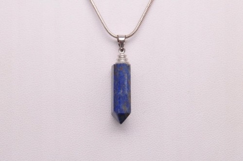 * LAPIS LAZULI ZAWIESZKA OBELISK CIEKAWY OKAZ NA KAŻDĄ OKAZJĘ NR 10 *