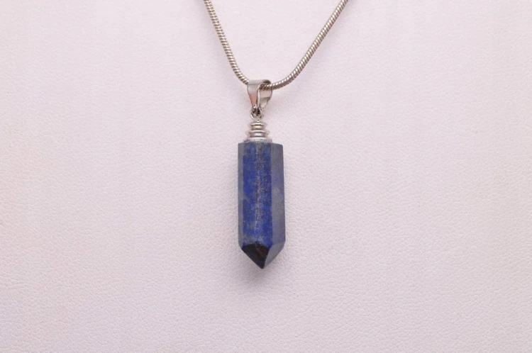 * LAPIS LAZULI ZAWIESZKA OBELISK CIEKAWY OKAZ NA KAŻDĄ OKAZJĘ NR 10 *