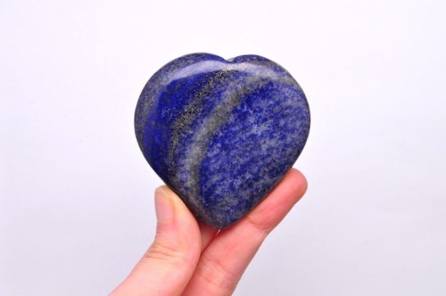 * LAPIS LAZULI PAKISTAN ŚLICZNE SERCE SERDUSZKO NIEBIESKI MINERAŁ NR H91 *