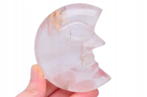 * KRYSZTAŁ GÓRSKI KSIĘŻYC NATURALNY MINERAŁ PIĘKNA DEKORACJA NR 3 *