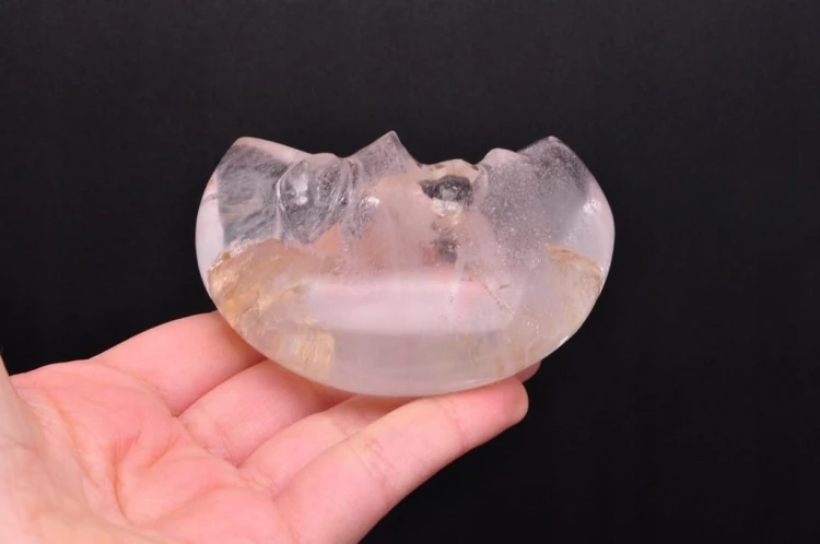* KRYSZTAŁ GÓRSKI KSIĘŻYC NATURALNY MINERAŁ PIĘKNA DEKORACJA NR 3 *