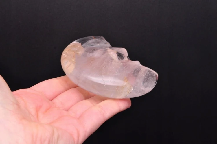 * KRYSZTAŁ GÓRSKI KSIĘŻYC NATURALNY MINERAŁ PIĘKNA DEKORACJA NR 3 *