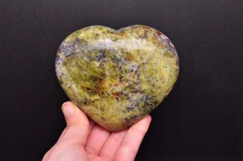 * OPAL ZIELONY PRZEPIĘKNA DEKORACJA ŚLICZNY NATURALNY KAMIEŃ NR 1 *