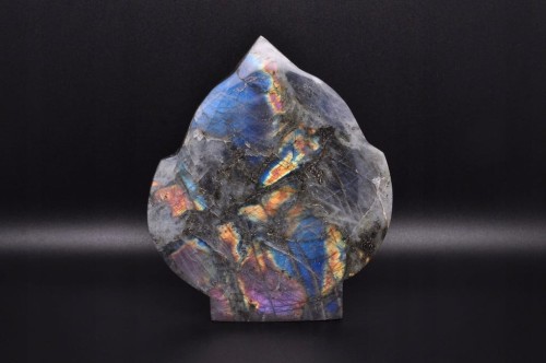 * LABRADORYT LIŚĆ POLEROWANY MINERAŁ PIĘKNY EFEKT LABRADORYZACJI NR 3 *