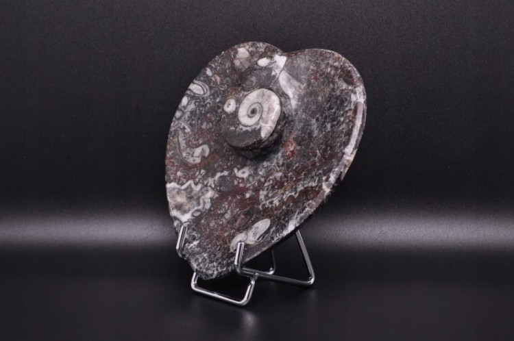 * GONIATYT PIĘKNA MISECZKA MISKA SERCE SKAMIENIAŁOŚĆ NA PREZENT NR 3 *