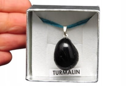 * TURMALIN MADAGASKAR ELEGANCKA ZAWIESZKA W PUDEŁKU NR 21 *