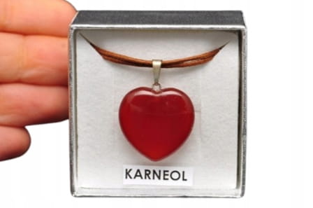 * KARNEOL BRAZYLIA ELEGANCKA ZAWIESZKA DOSKONAŁA NA PREZENT NR 17 *